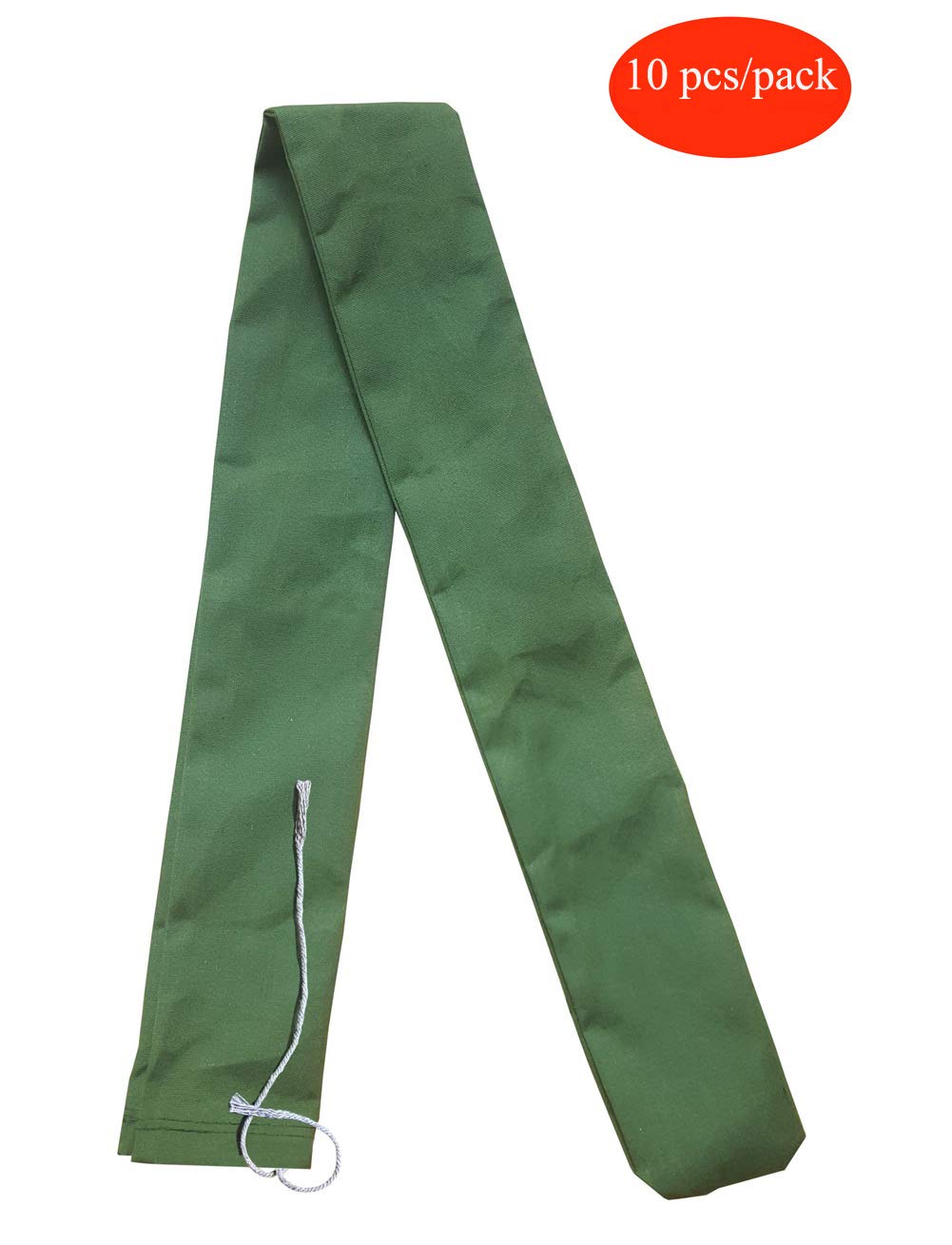 10 Pack Heavy Duty Canvas Sandbags for Flood Control - 5ft Water Barrier Bags, Reusable & Durable - Perfect for Home Protection, Construction Sites, and Emergency Flood Prevention