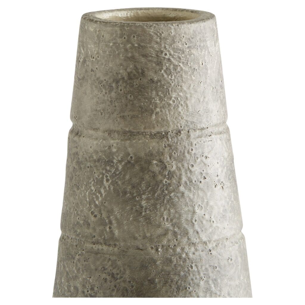 Cyan Design 11578 Thera Vase - Small Grey Ceramic Vase for Home Decor, Wedding Centerpieces & Floral Arrangements | Perfect for Living Room, Dining Table & Office Desk