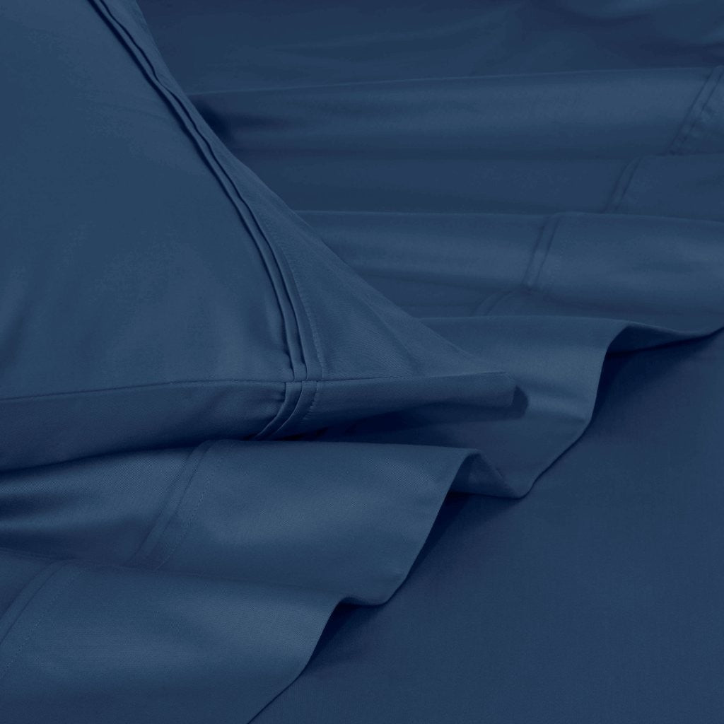 Luxury 1200 Thread Count Egyptian Cotton Deep Pocket Bed Sheet Set - Queen Size, Soft & Breathable for Ultimate Comfort - Perfect for Master Bedroom, Guest Room & Hotel Use