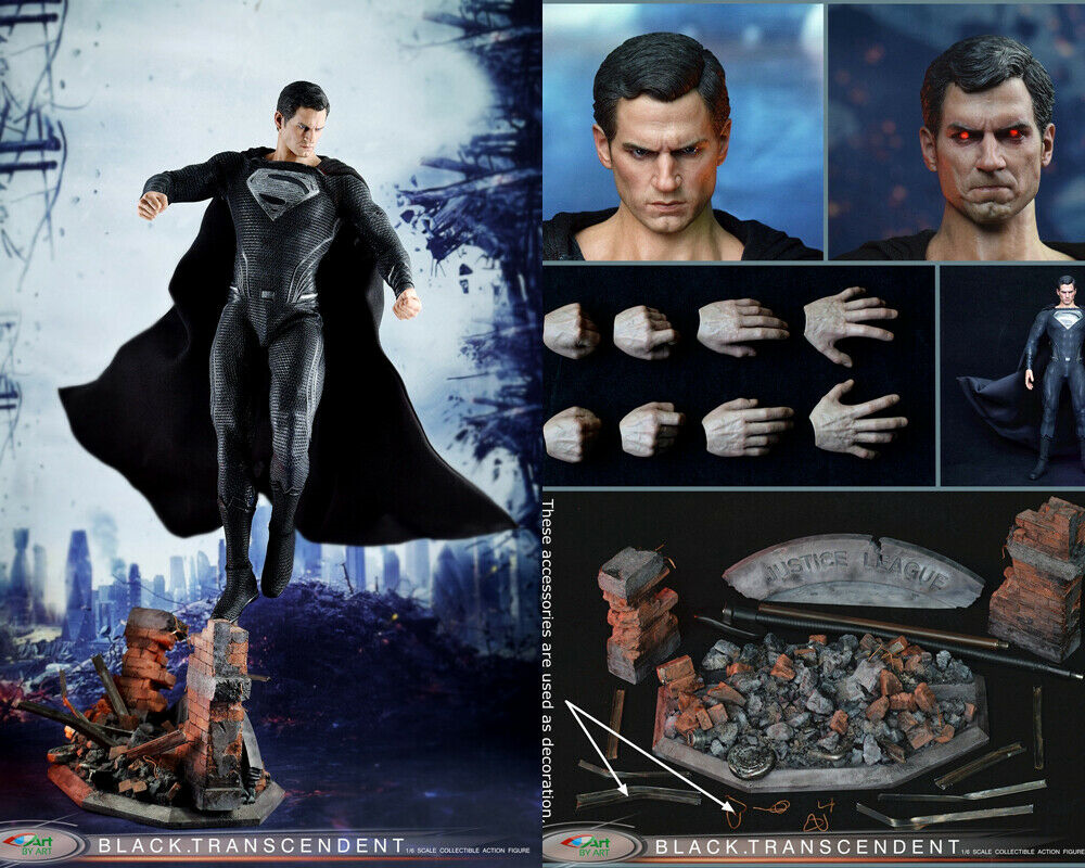 BY Art 1/6 Black Transcendent Sixth Scale Collectible Action Figure BY-015 - Perfect for Display, Photography & Anime Fans Collection
