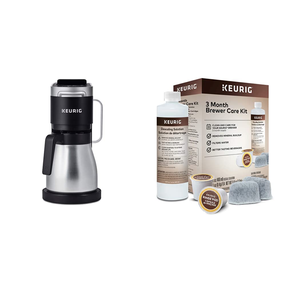 Keurig K-Duo Plus Single Serve & Carafe Coffee Maker Bundle - Perfect for Home & Office Coffee Brewing