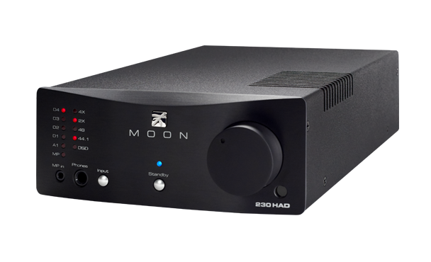 Moon 230HAD High-Fidelity Headphone Amplifier & DAC with USB/Coaxial/Optical Inputs - Perfect for Audiophiles, Home Studio Recording & Gaming Setup