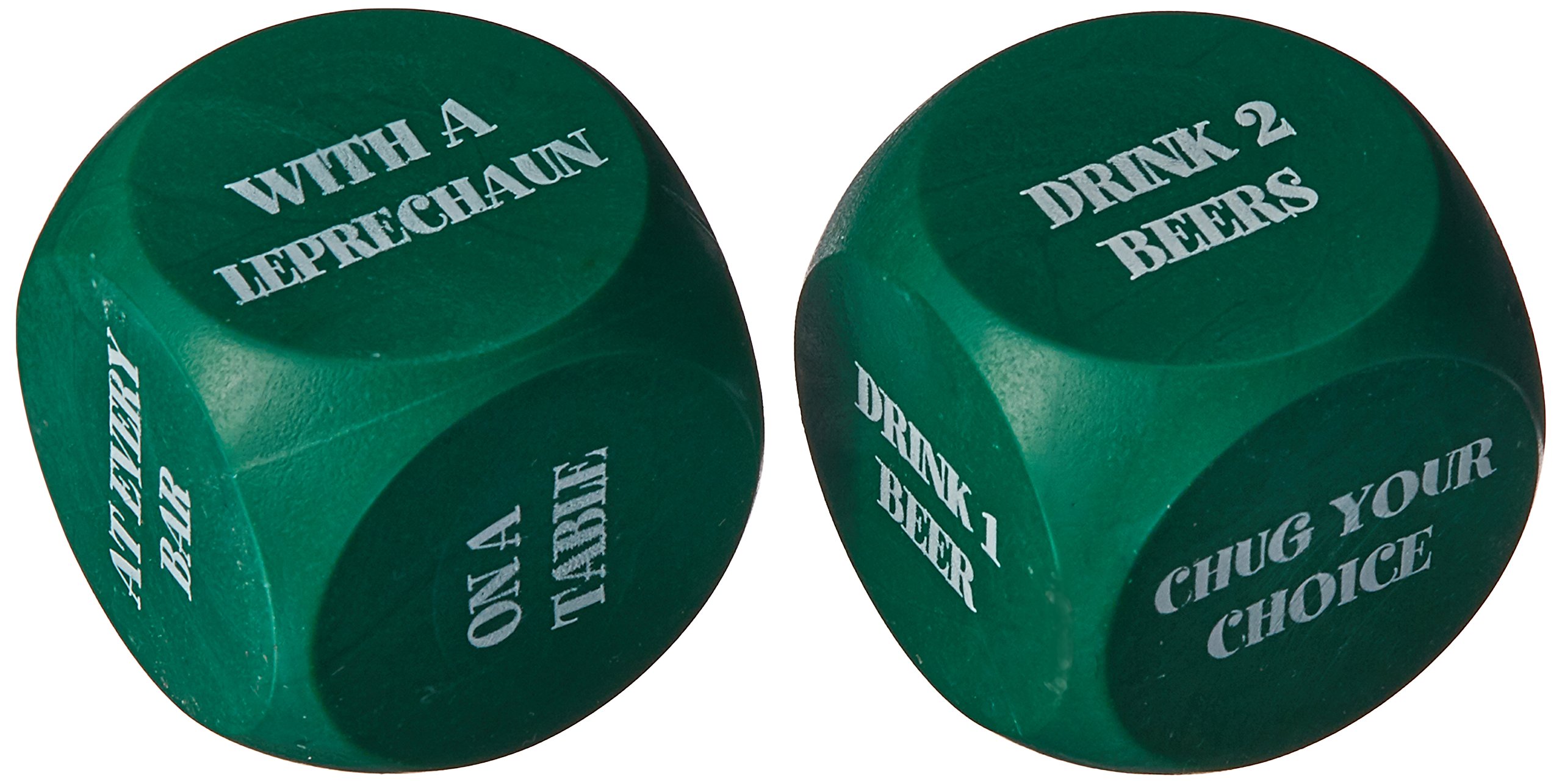 Beistle 30426 St. Patrick's Day Dice Game - Fun Irish Party Game with 2 Dice for Adults & Kids - Perfect for St. Paddy's Day Celebrations, Family Gatherings & Pub Parties