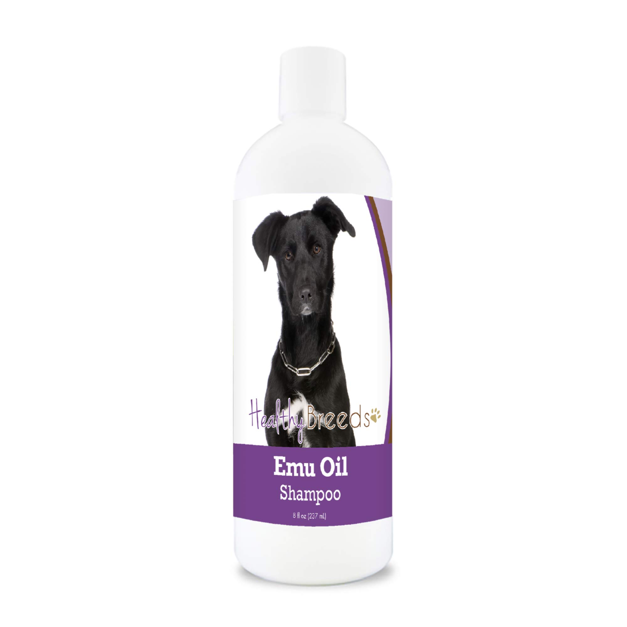 Healthy Breeds Mutt Emu Oil Shampoo for Dogs - 8 oz | Natural Moisturizing & Soothing Formula for Dry, Itchy Skin | Perfect for Bathing & Grooming Pets at Home