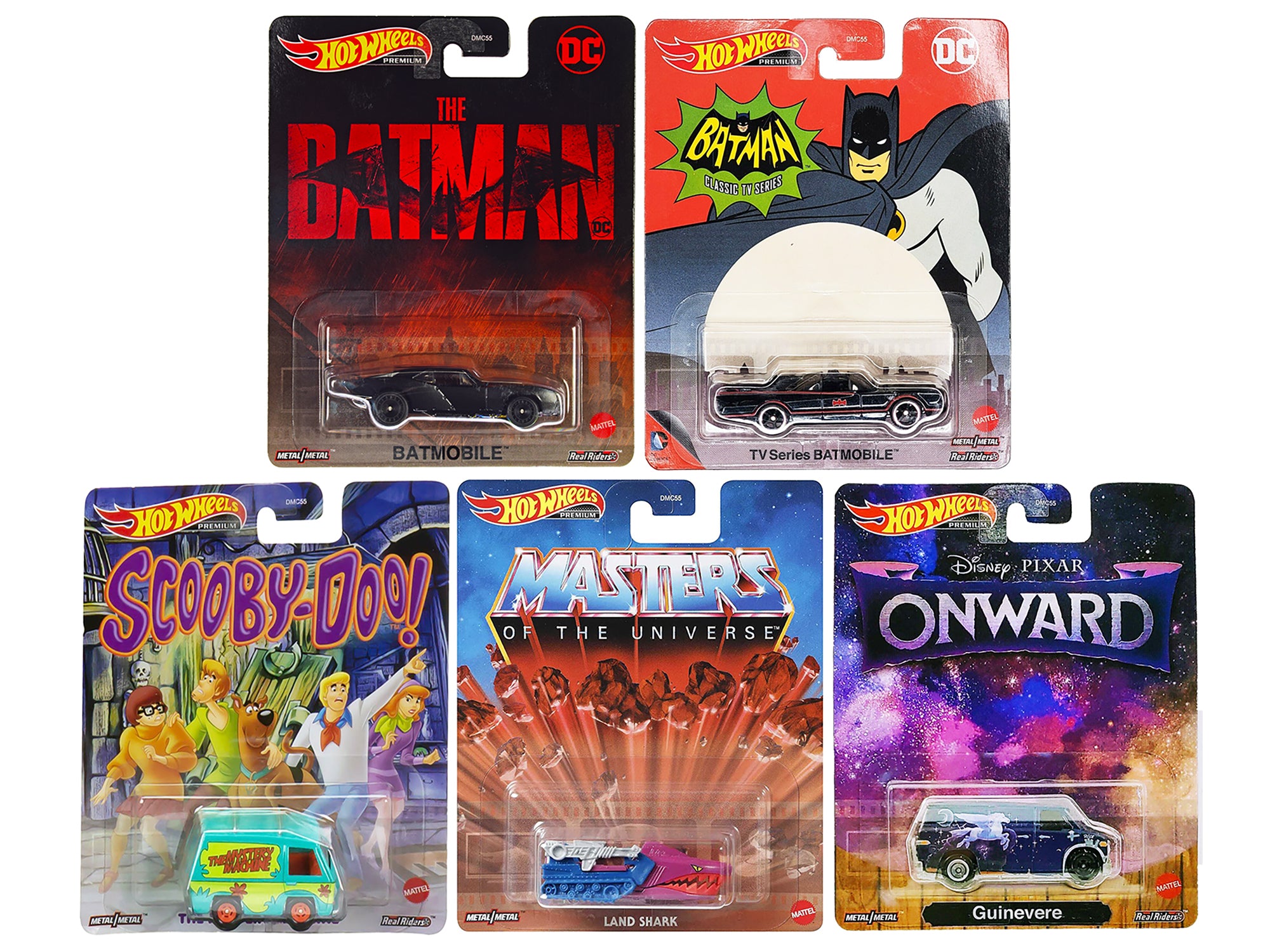 Hot Wheels 2022 G Case 5-Piece Diecast Model Cars Set - Retro Entertainment Series - Perfect for Collectors, Display & Kids Play