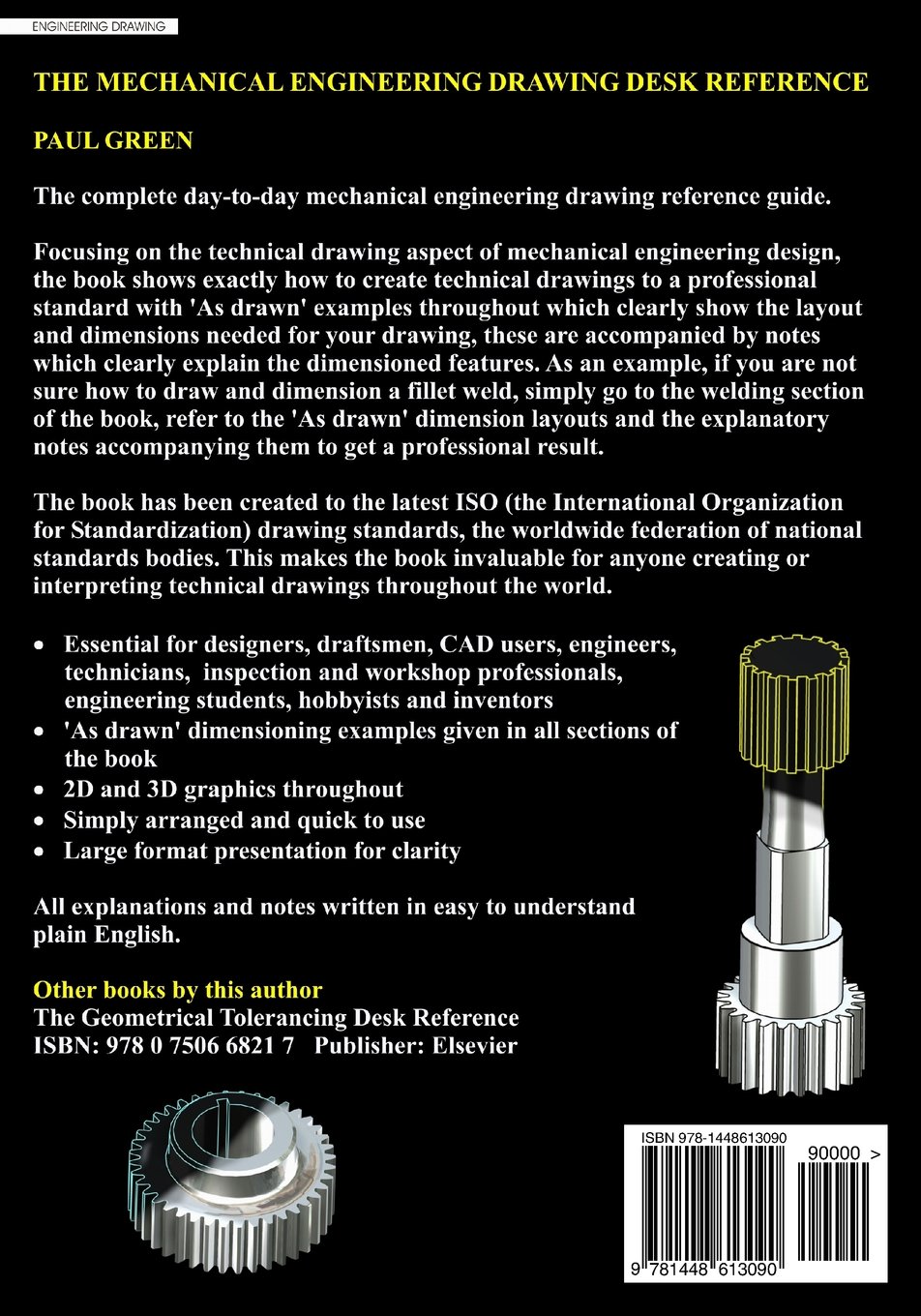 Mechanical Engineering Drawing Desk Reference: Create & Understand ISO Standard Technical Drawings for Engineers, Students & Professionals – Perfect for CAD Design & Industrial Drafting Projects