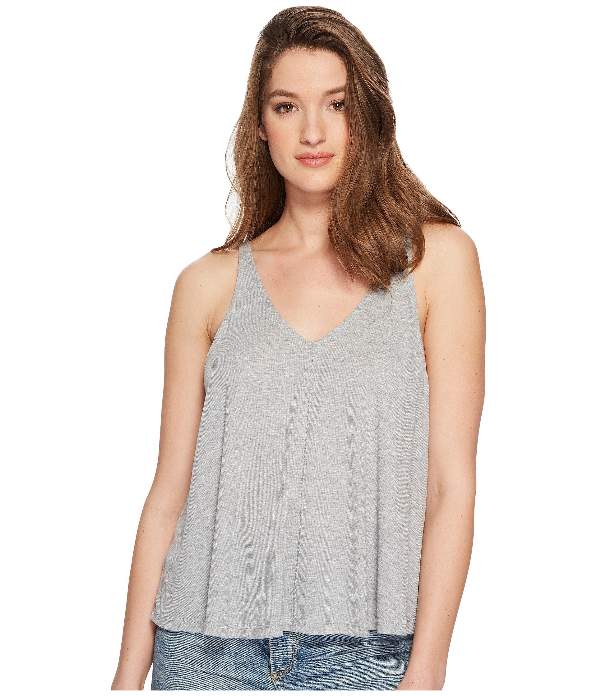 Free People Women's Dani Tank Top - Soft Stretch Casual Sleeveless Shirt for Summer, Yoga, and Beach Wear