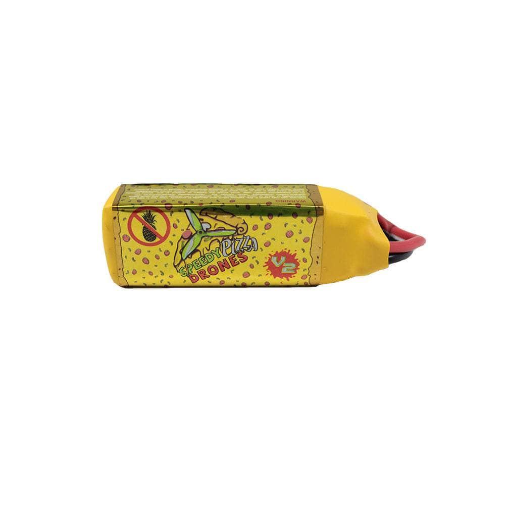 CNHL SpeedyPizza 11.1V 3S 600mAh 120C LiPo Battery with XT30 Connector - High Performance RC Drone & Airplane Battery for FPV Racing and Long Flight Time