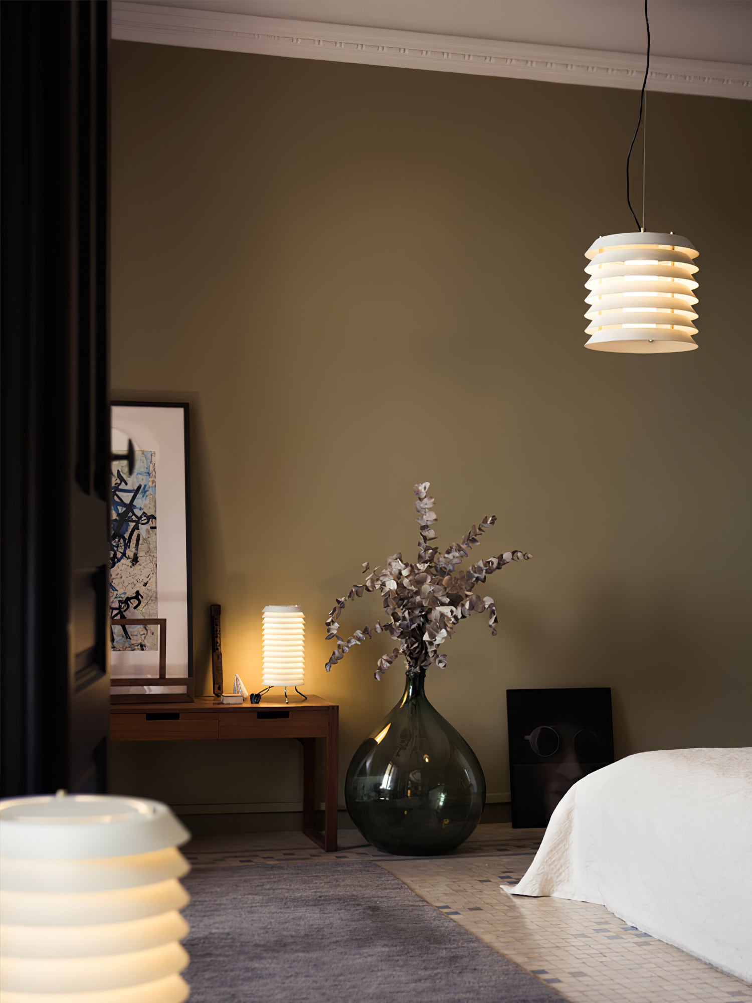 Baltic Tower Table Lamp - Modern LED Desk Light for Home Office, Bedroom & Living Room - Stylish Nightstand Lighting for Reading & Decor