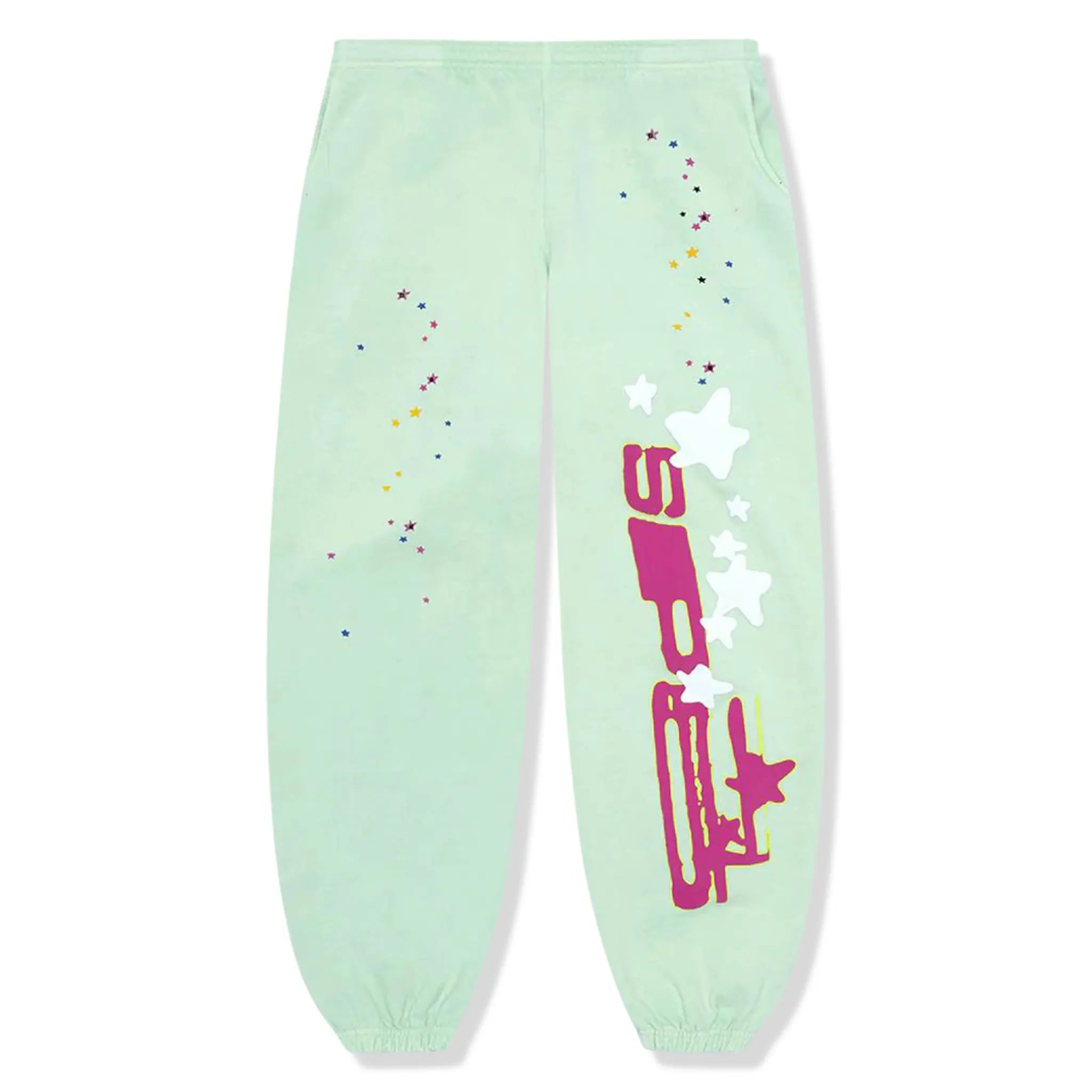 Sp5der SP5 Mint Green Tracksuit for Men - Comfortable Athletic Jogging Suit for Gym, Running & Casual Wear
