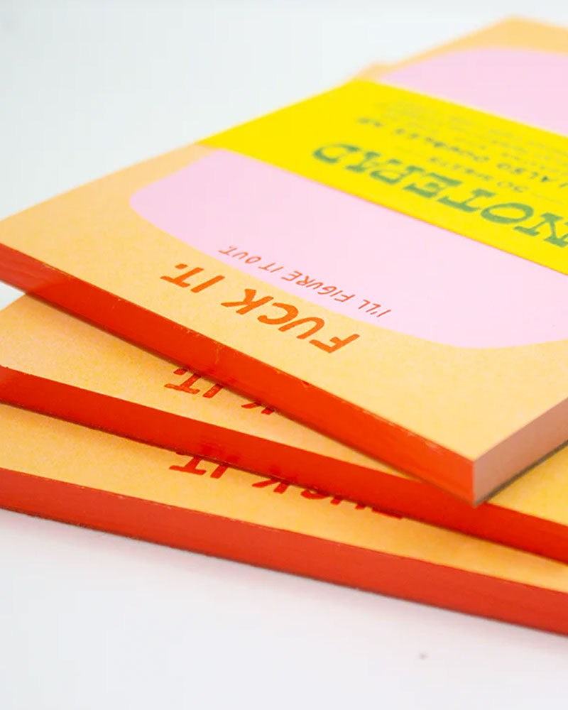 F*ck It Notepad - Funny Swear Word Notebook for Stress Relief, Journaling & Venting - Perfect for Office, Home & Gifts