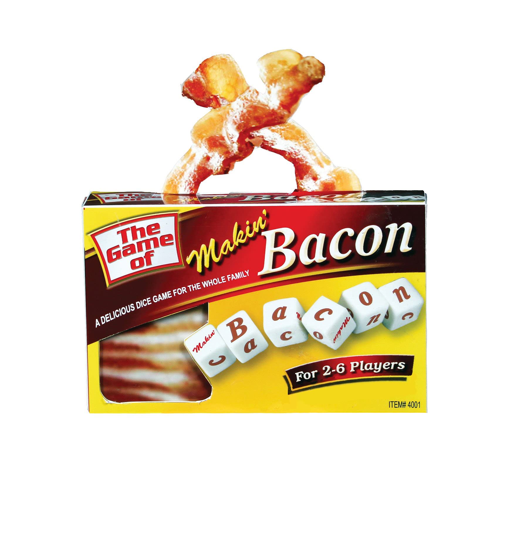 Makin' Bacon Dice Game by TDC Games - Fun Family Board Game for Kids & Adults - Perfect for Parties, Game Nights & Travel