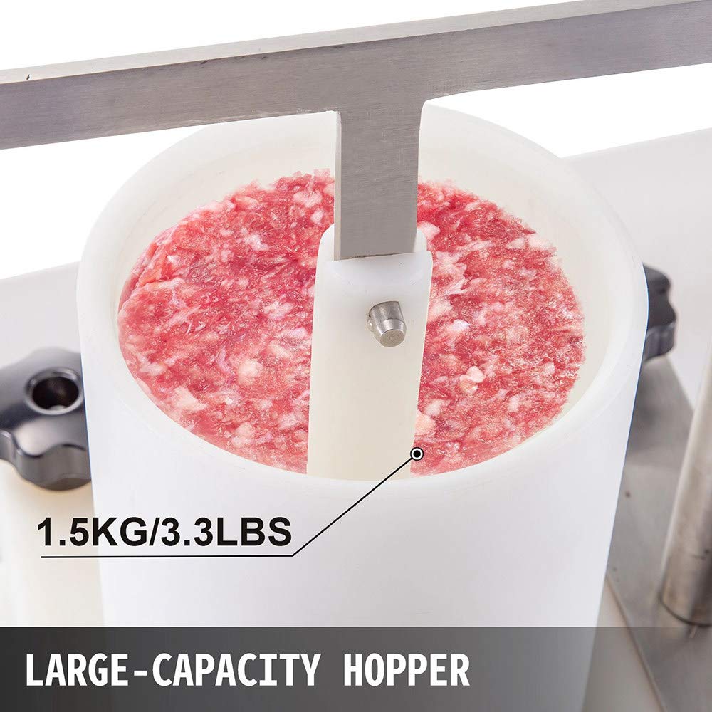 Commercial Hamburger Patty Maker Machine - Heavy Duty Meat Forming Processor & Burger Press for Stuffed Burgers | Perfect for Restaurants, Food Trucks & Home BBQ