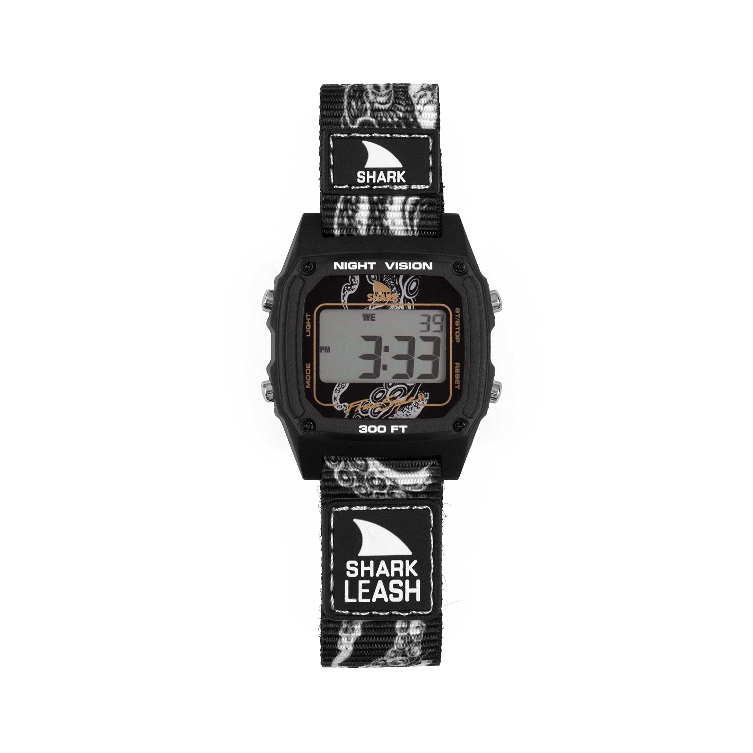 Freestyle Shark Classic Octopus Black Unisex Watch FS101132 - Waterproof Digital Sports Watch for Surfing, Swimming & Outdoor Activities