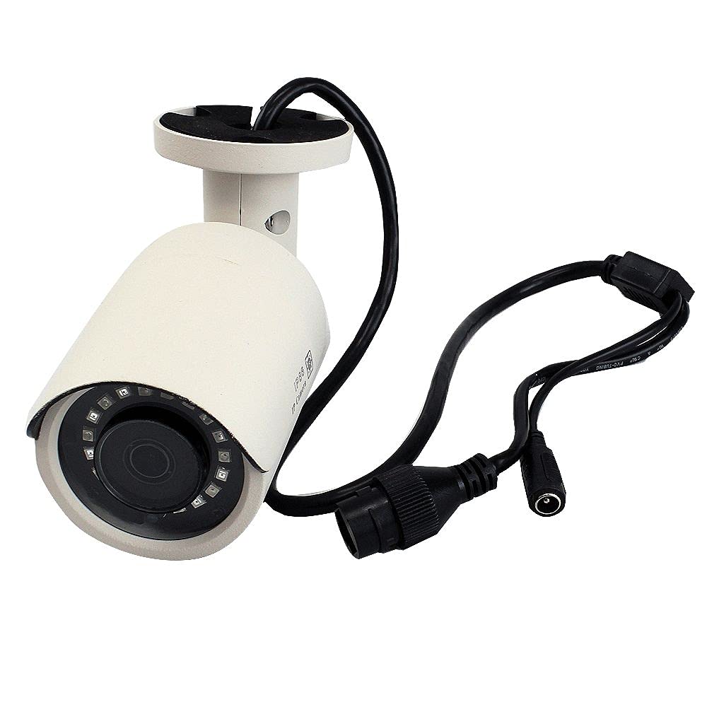 5MP HD-IP PoE Bullet Security Camera with 2.8mm Fixed Lens - Durable Metal Housing & Built-in Microphone - Ideal for Home, Office & Outdoor Surveillance (Model GW5037IP)