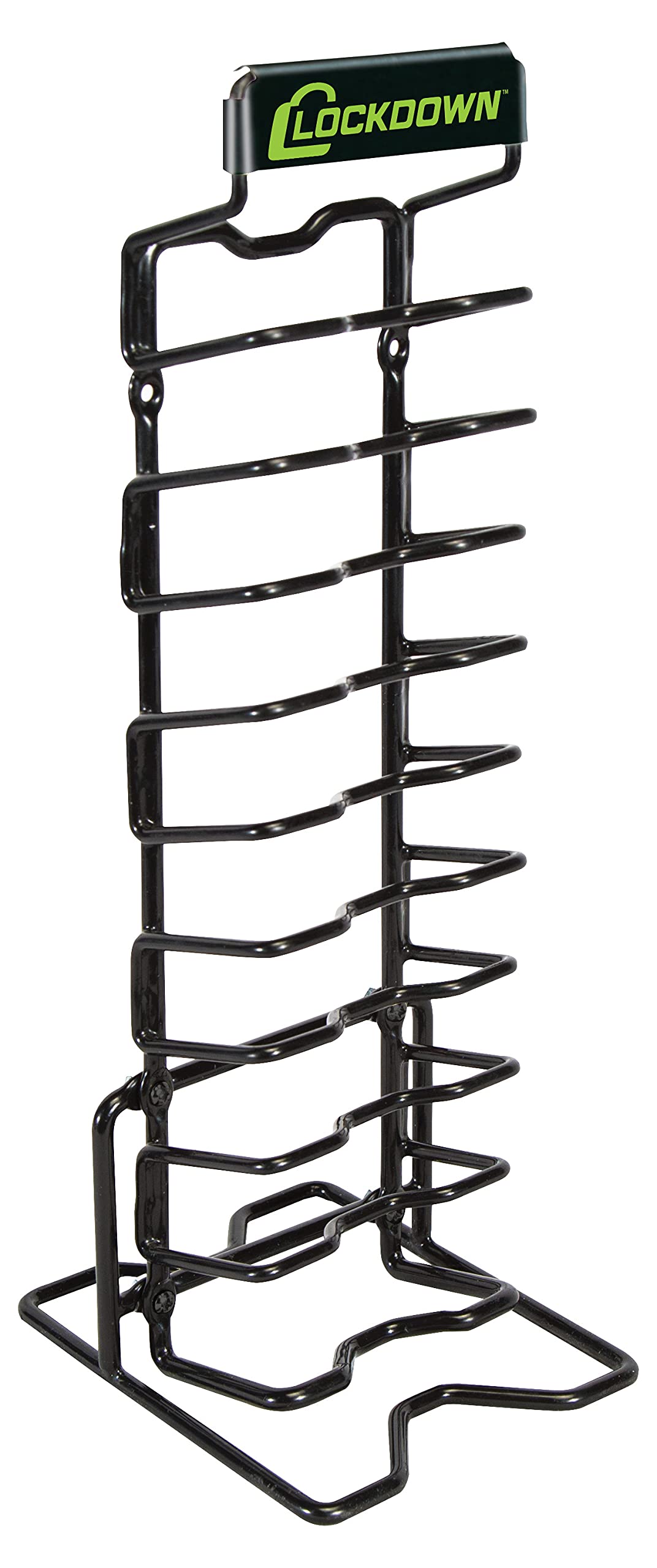 Steel Frame Lockdown Magazine Rack with Vinyl Coating - Secure Gun Vault Storage & Organization for Ammo, Pistols & Rifles | Perfect for Home Defense & Shooting Range Use