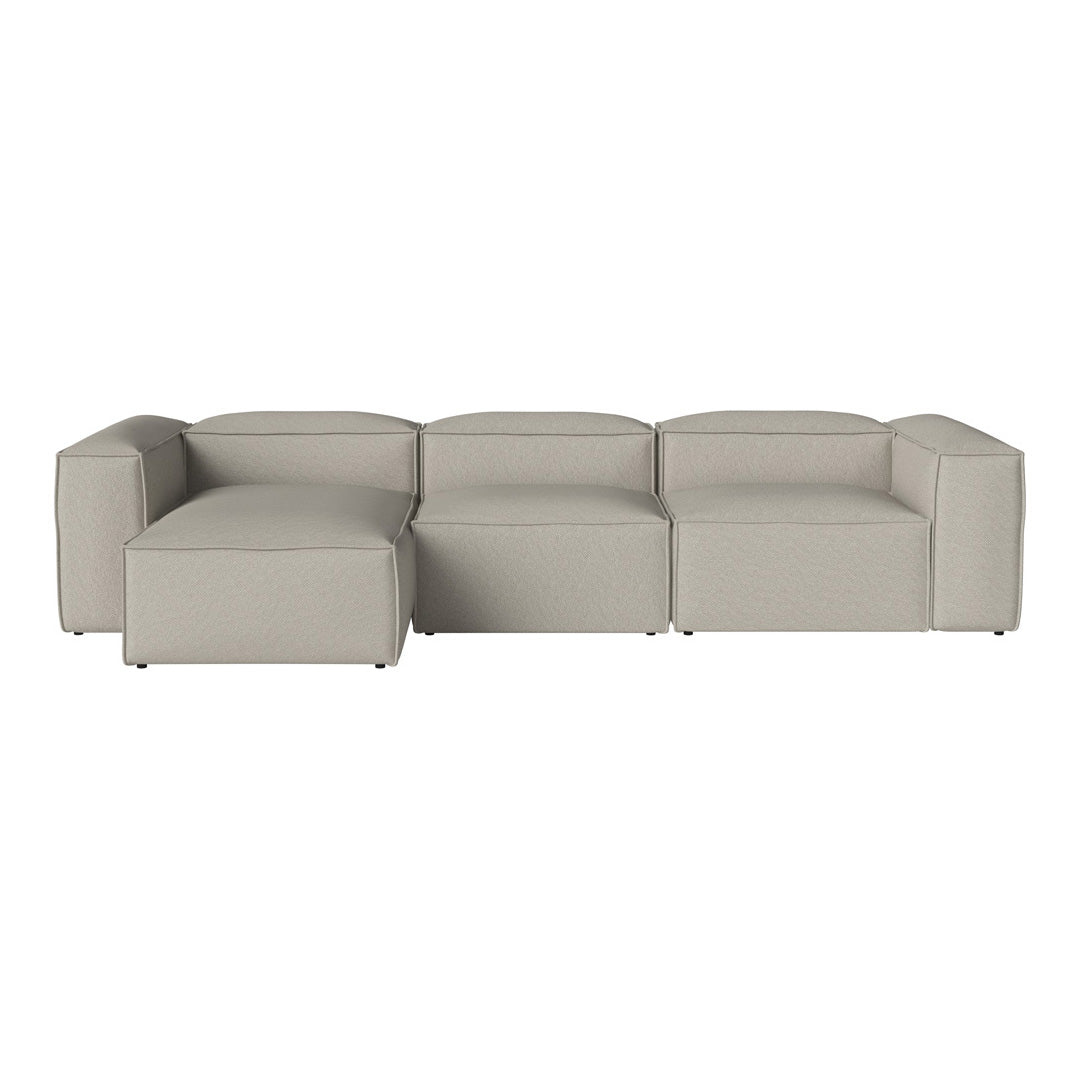 Cosima 3-Seater Sofa with Chaise Lounge - Modern L-Shaped Sectional Couch for Living Room, Apartment & Small Spaces - Soft Fabric Upholstery & Sturdy Frame - Perfect for Relaxing, Entertaining & Family Movie Nights