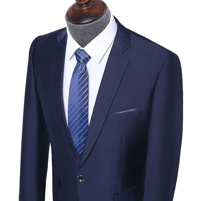 Premium Men's Two-Piece Suit for Business Meetings & Formal Events - Perfect for Boardroom Presentations, Weddings & Office Wear
