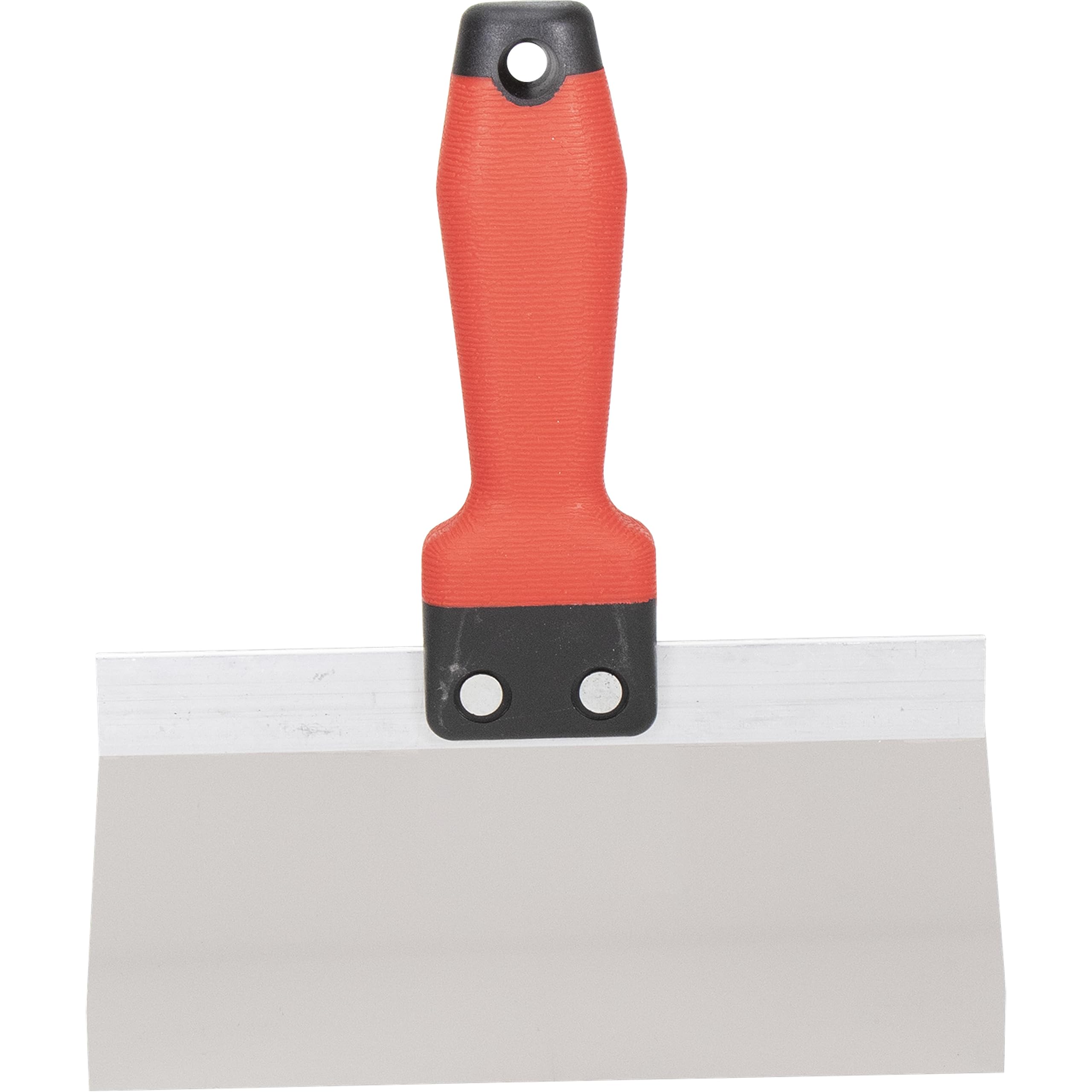 Tuff Grip 8-Inch Stainless Steel Drywall Taping Knife - Professional US-Made Tool for Smooth Joint Compound Application | Perfect for Home Renovation & Drywall Repair Projects