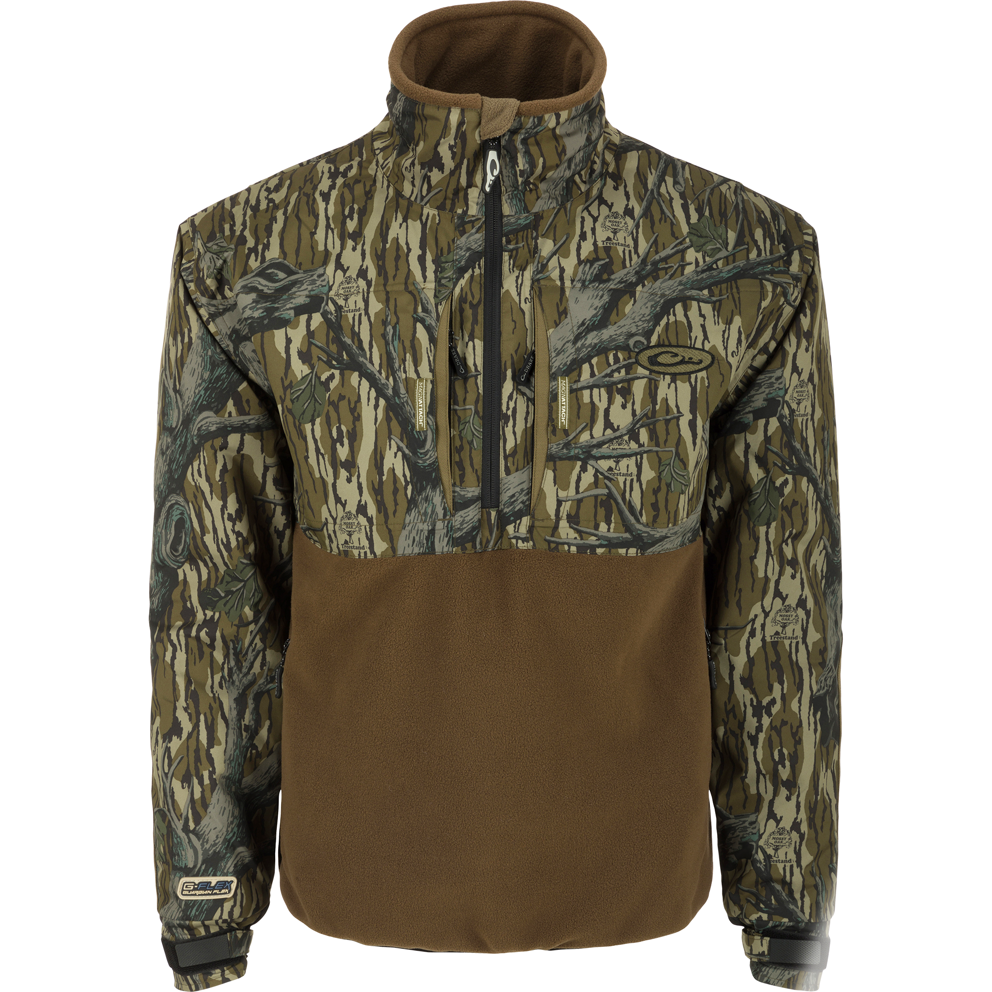 MST Guardian Flex Fleece Eqwader Quarter Zip Jacket - Lightweight Water-Resistant Outdoor Fleece Jacket for Hiking, Fishing & Camping | Men's Activewear for Cold Weather Adventures
