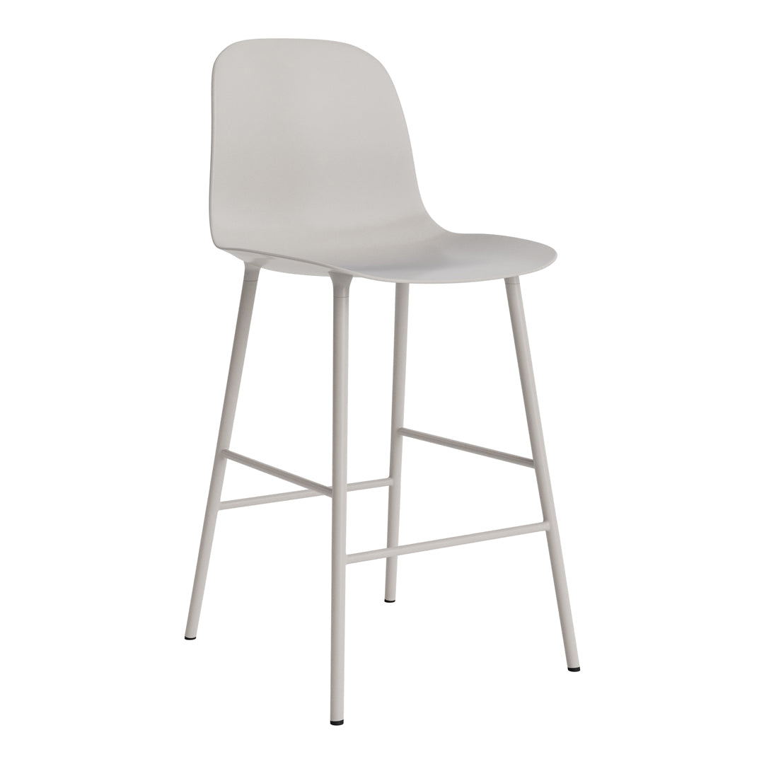 Modern Form Counter Stool - Adjustable Height Bar Stool for Kitchen Island, Breakfast Nook & Home Bar - Sleek Contemporary Design for Dining & Entertaining
