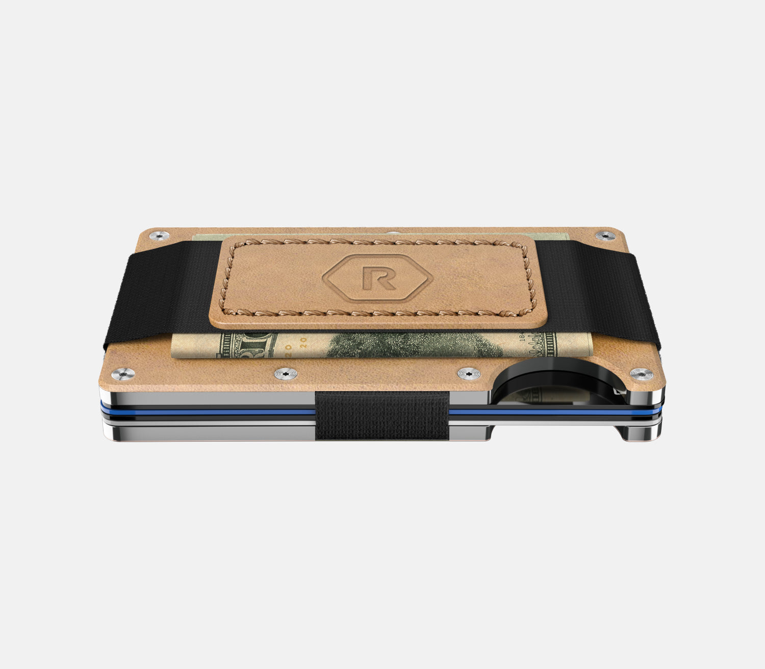 Ridge Wallet for Men - Slim Minimalist RFID Blocking Leather Wallet - Perfect for Everyday Carry, Travel & Gifting