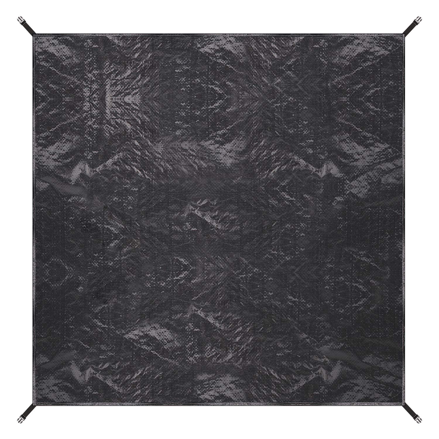 Leader Accessories 6-Sided Pop-Up Hub Screen House with PE Floor, Black 4-Sided Design - Perfect for Camping, Outdoor Events, and Backyard Relaxation