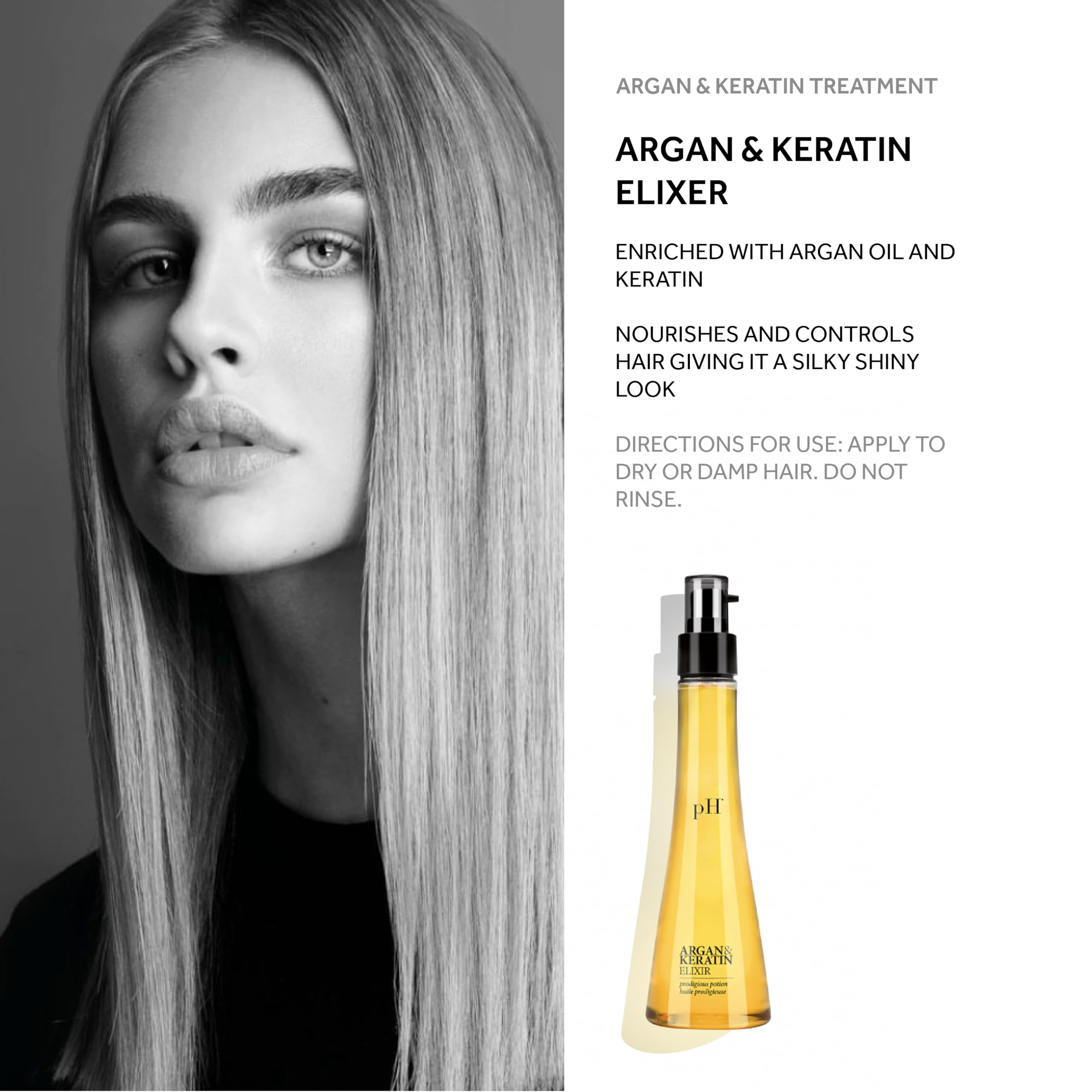 Labs Argan & Keratin Elixir and Leave-In Conditioner Bundle - Repairing Treatment for Damaged Hair (3.38 oz + 5.1 oz) | Deep Hydration & Frizz Control for Dry, Brittle Hair | Perfect for Daily Hair Care & Salon-Quality Results at Home