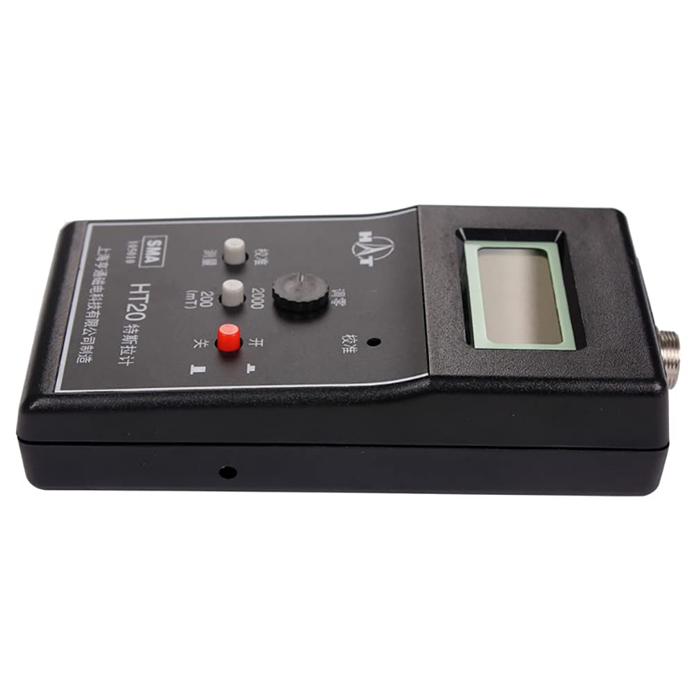 HT20 Gauss Meter - Handheld Digital Tesla Meter for Magnetic Field Testing | Measure Surface Flux & Magnetic Strength | Perfect for Labs, Industry & DIY Projects