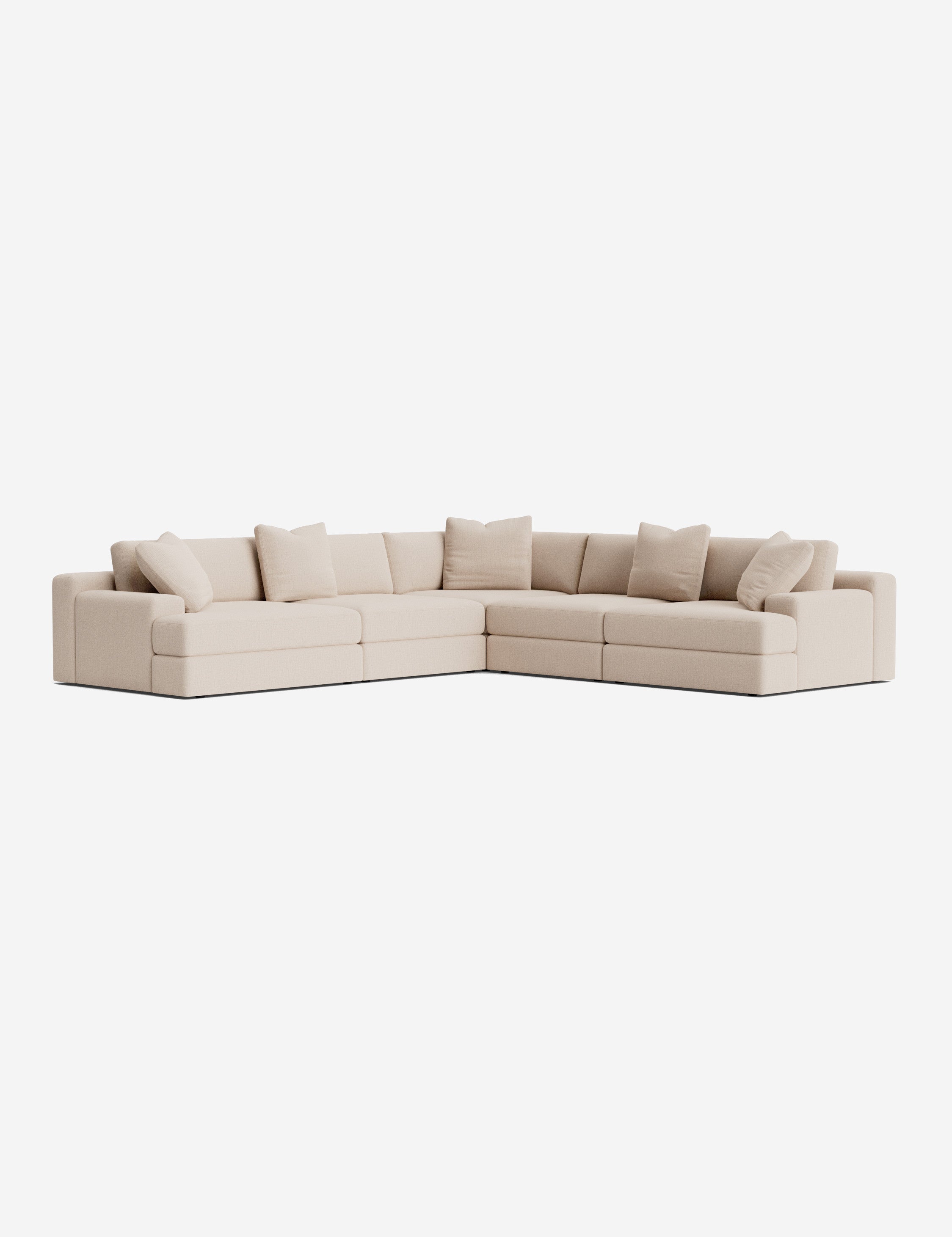 Felton Corner Sectional Sofa - Modern L-Shaped Couch with Reversible Chaise, Soft Fabric Upholstery for Living Room, Family Room & Small Spaces - Perfect for Relaxing, Movie Nights & Entertaining Guests