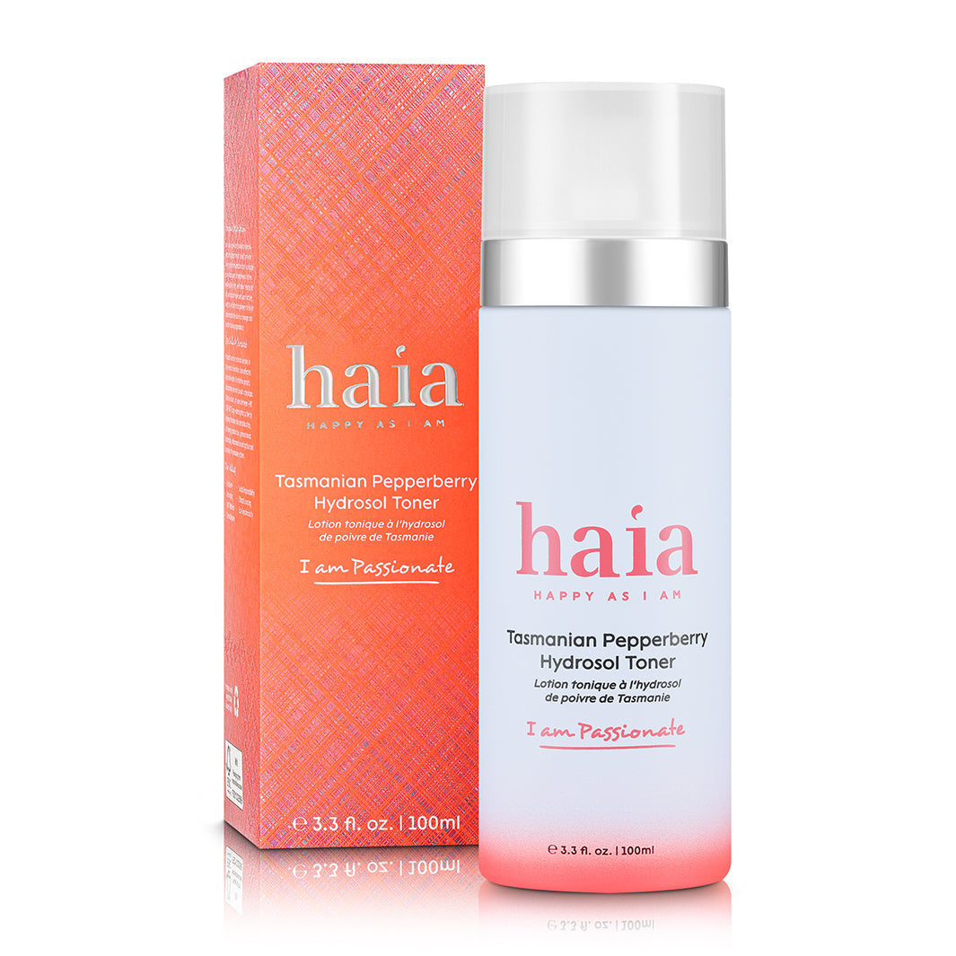 Haia Tasmanian Pepperberry Hydrosol Toner for Face - Organic Hydrating Facial Mist for Sensitive Skin | Perfect for Daily Skincare Routine & Post-Workout Refreshment