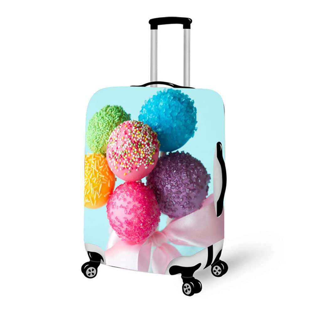 3D Beach Seastar Print Luggage Cover Protector for 18-30 Inch Suitcases - Waterproof Travel Bag Protector for Vacation, Cruise & Airplane Trips