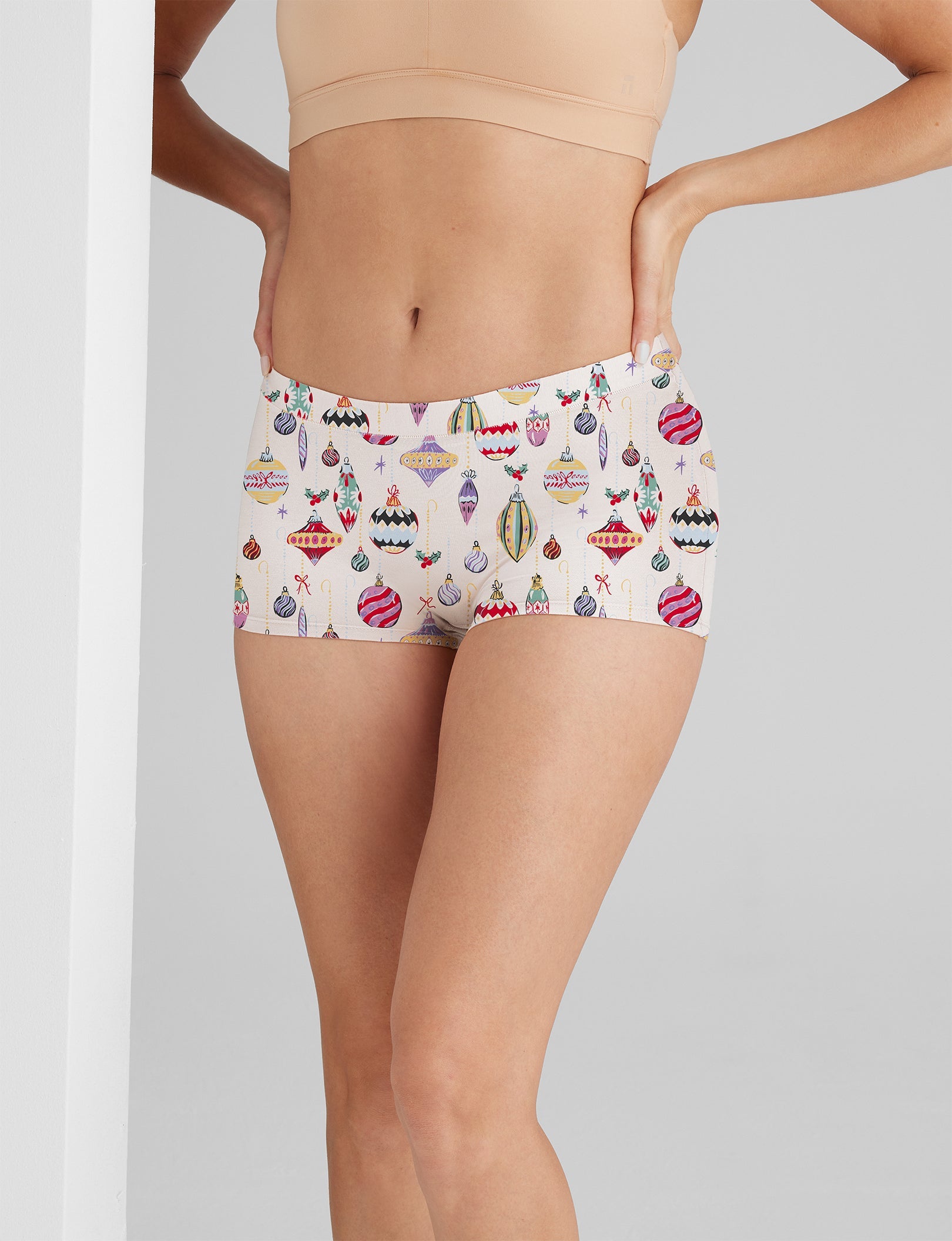 Women's Breathable Cotton Boyshort Underwear - Soft & Comfortable for Everyday Wear, Sleep & Lounge