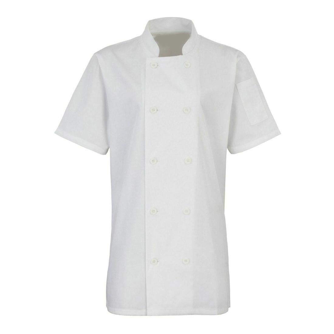 Unisex Chef Jacket - Short Sleeve Kitchen Workwear for Restaurant Staff