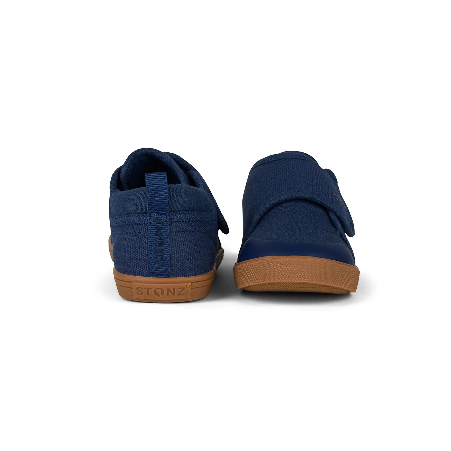 Stonz Navy Cruiser Natural Toddler Shoes - Waterproof & Lightweight for Outdoor Play, Walking & Everyday Comfort