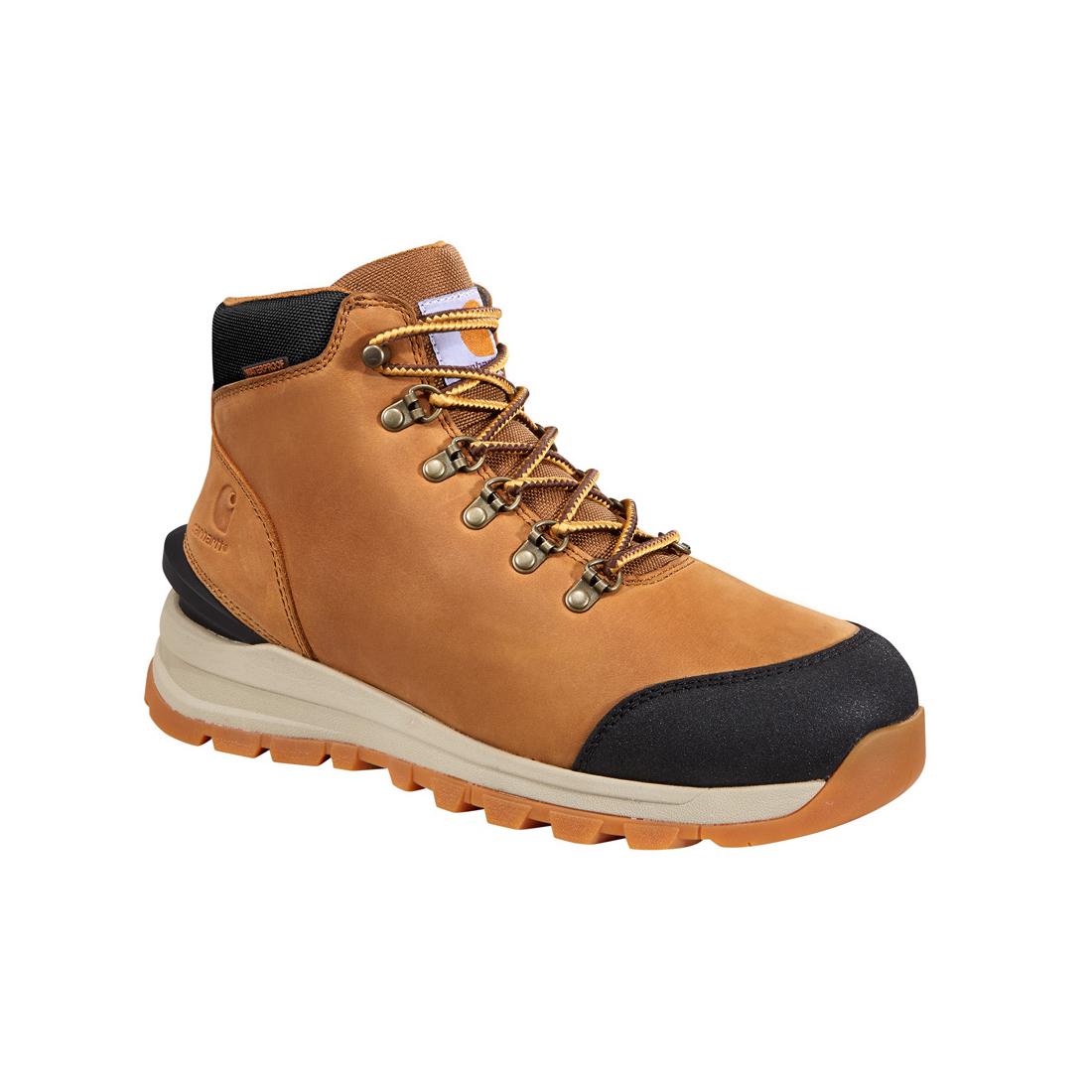 **Gilmore 5 Inch Soft Toe Waterproof Work Boots for Men - Light Brown - Comfortable & Durable for Construction, Hiking & Outdoor Activities**