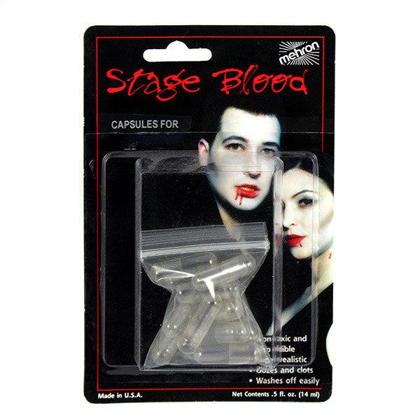 Mehron Empty Blood Capsules for Halloween, Cosplay & Special Effects - Fake Blood Capsules for Theatrical Makeup & SFX