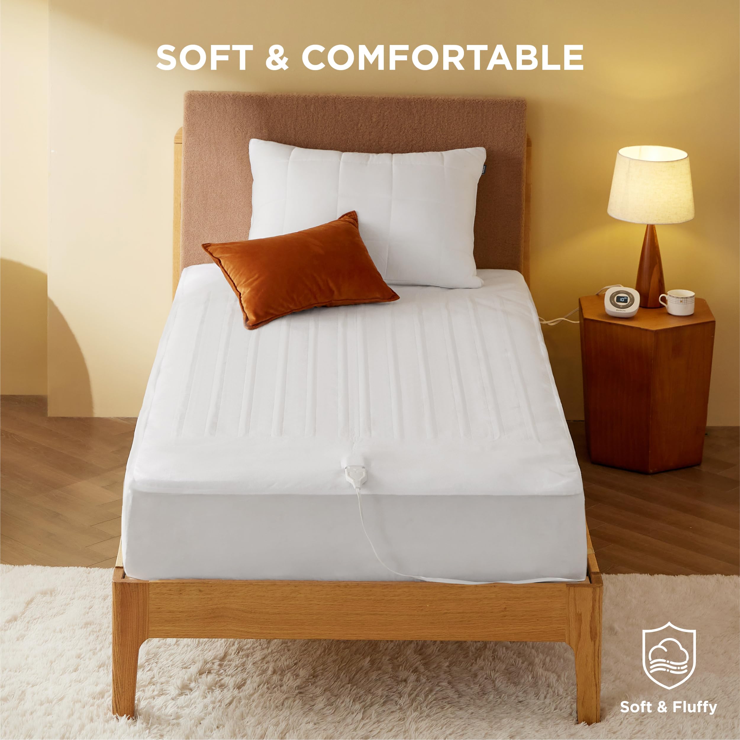Bedsure Heated Mattress Pad Twin Size (39