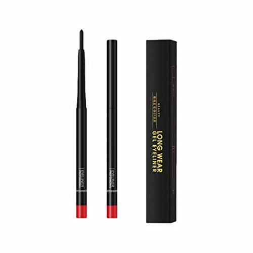 Waterproof Non-Stick Eyeliner Glue Pen with Sharpener - 1ml Korean Eyeliner for Makeup & Tattoo