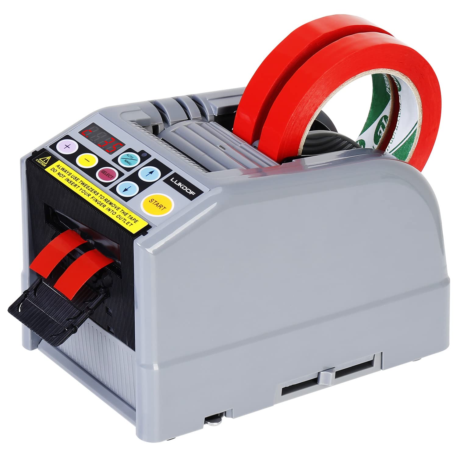 INCLAKE Automatic Tape Dispenser - Electric Tape Cutter Machine with Manual & Auto Mode, Cuts Up to 39 Inches for 2.36