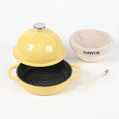 Yellow with proofing basket