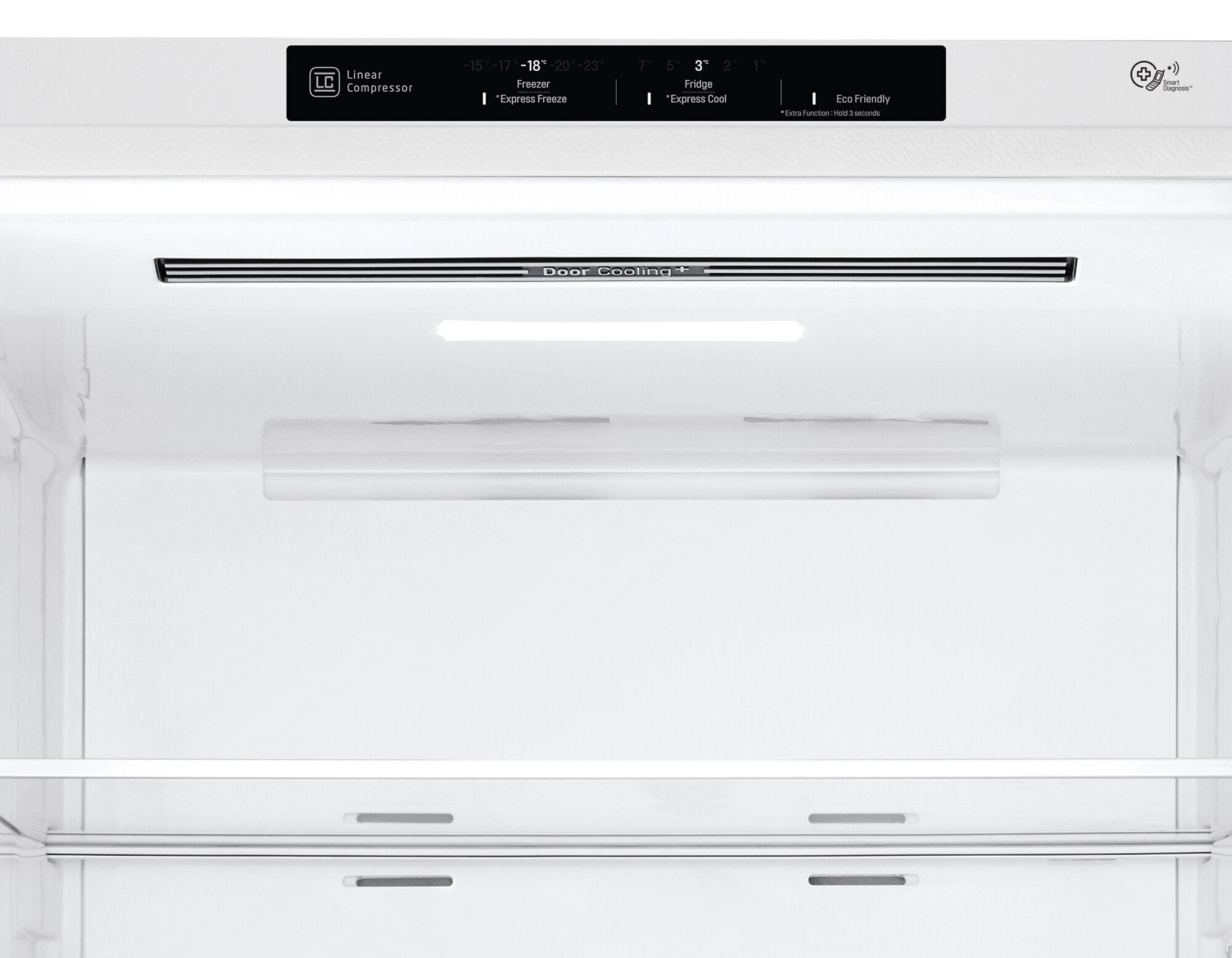 LG 455WL 420L Bottom Mount Refrigerator - Energy Efficient White French Door Fridge for Modern Kitchen | Perfect for Family Homes & Open-Plan Living Spaces