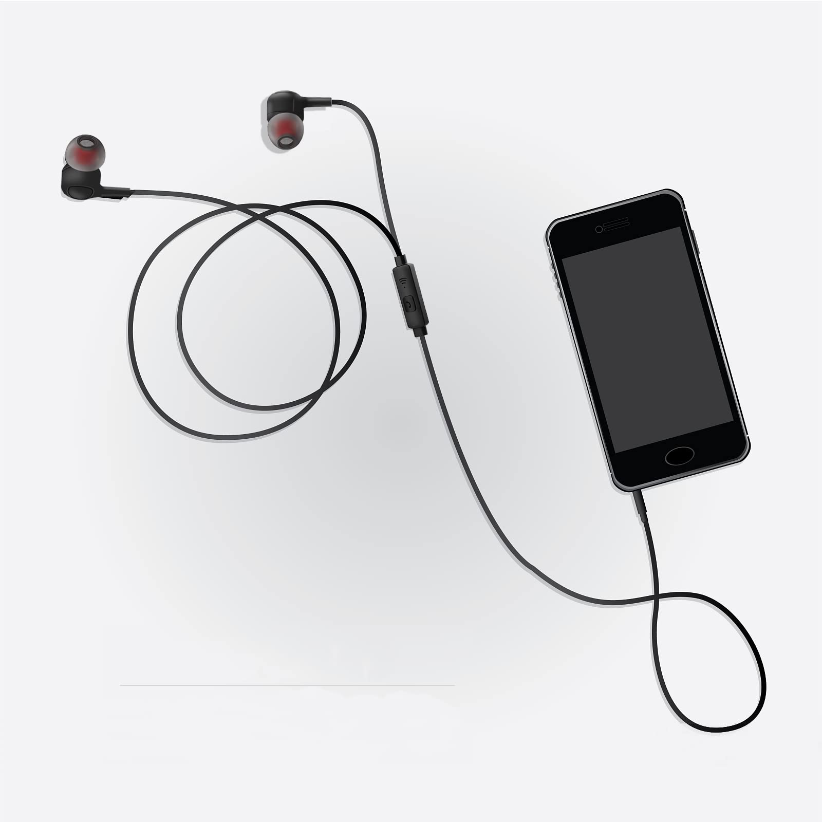 5 Pack Wired Earbuds with Microphone - 3.5mm Tangle-Free In-Ear Headphones for Laptop, Chromebook, Android, Gaming & MP3 Players | Durable & Affordable Earphones for Kids, Students | Perfect for School, Workouts, Commuting & Online Classes