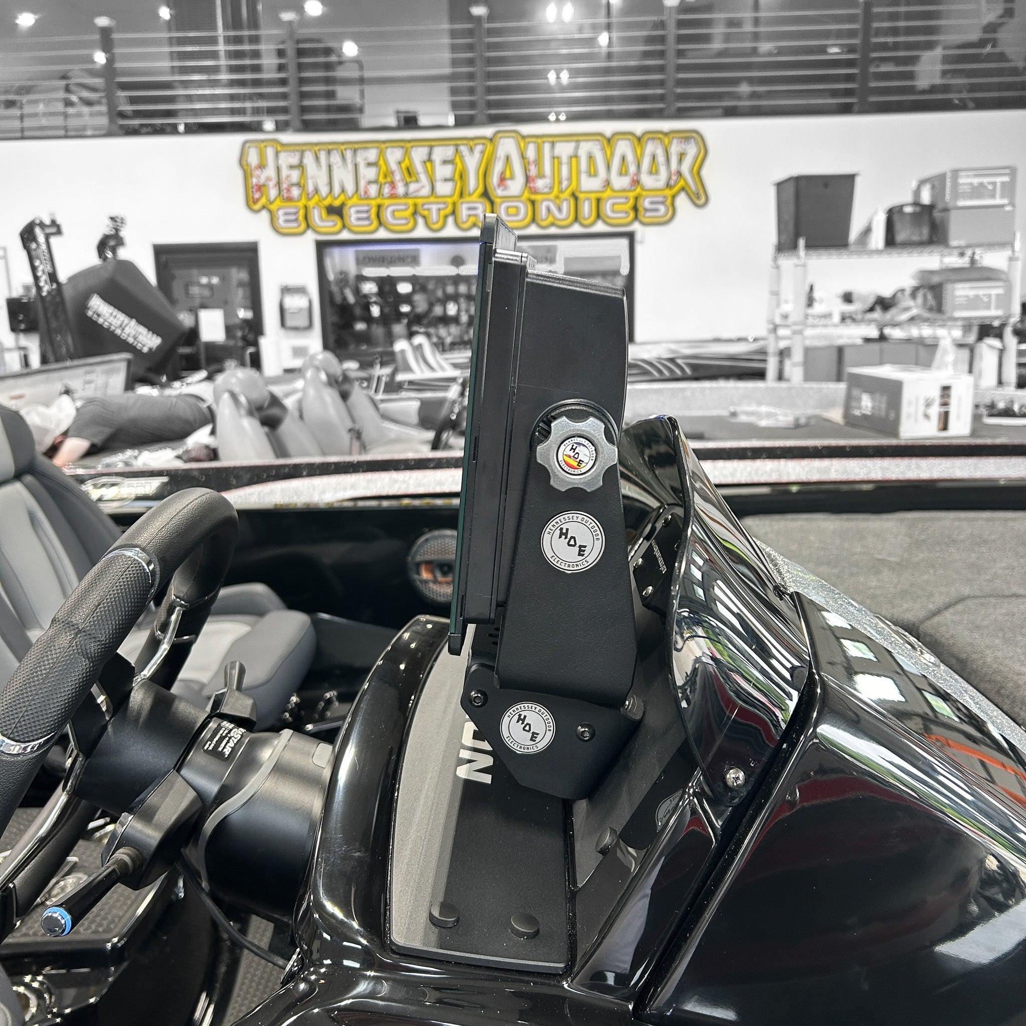 H.O.E. Single Console Mount System for IKON LX 2024+ - Professional Motorcycle Handlebar Mounting Solution for Adventure Riding & Off-Road Navigation