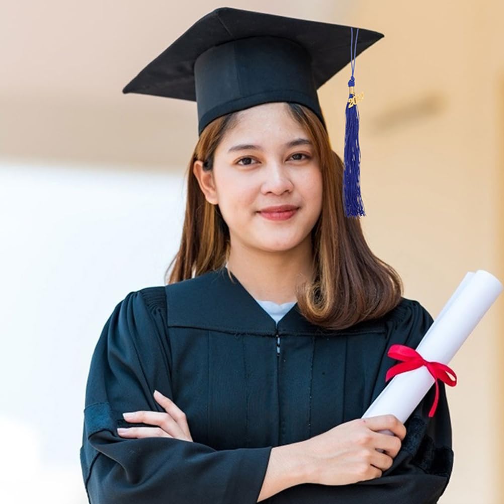 2024 Graduation Tassel - Black and Gold Cap Tassel for High School & College Graduation Ceremony - Perfect for 2023, 2024 Graduates - Commencement Accessories for Photos & Celebrations