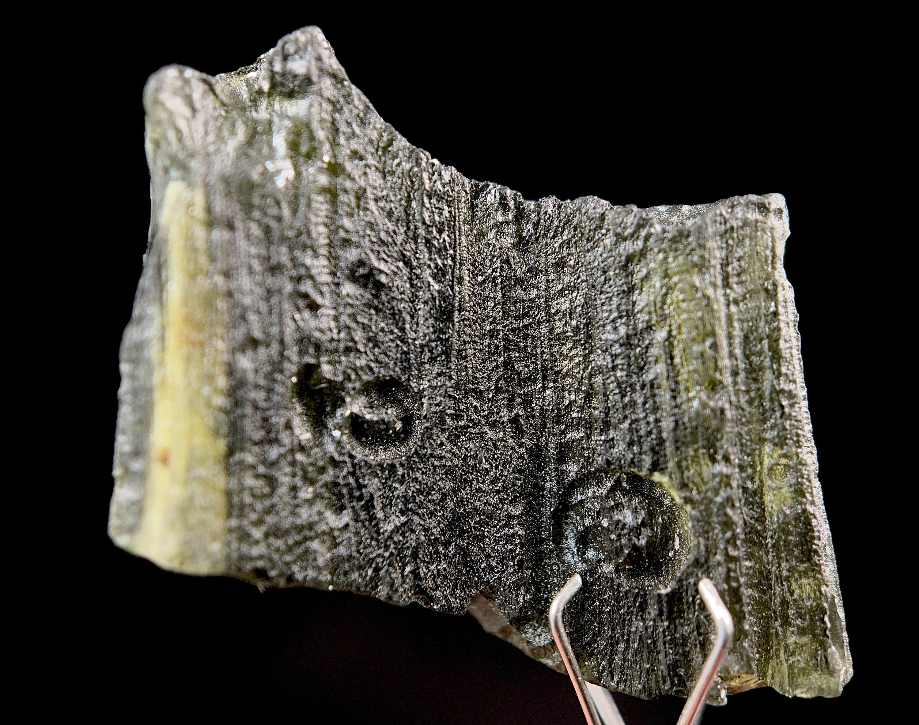 4.1g Raw Moldavite Crystal - Genuine Natural Moldavite Stone for Jewelry Making & Spiritual Healing | Authentic Czech Republic Moldavite 51493 | Perfect for Meditation, Energy Work & Crystal Collections