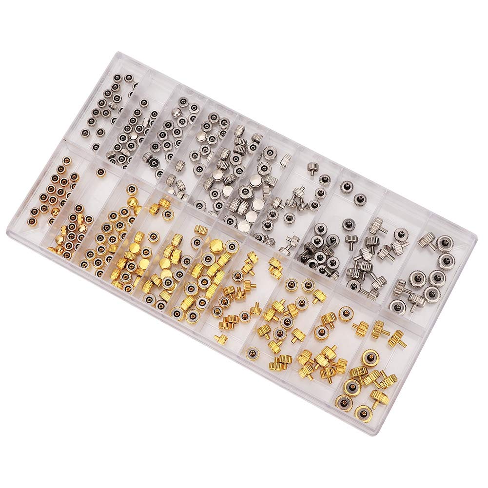 Watch Repair Kit with Crown Parts - Waterproof Tool for Watch Maintenance & DIY Fixes
