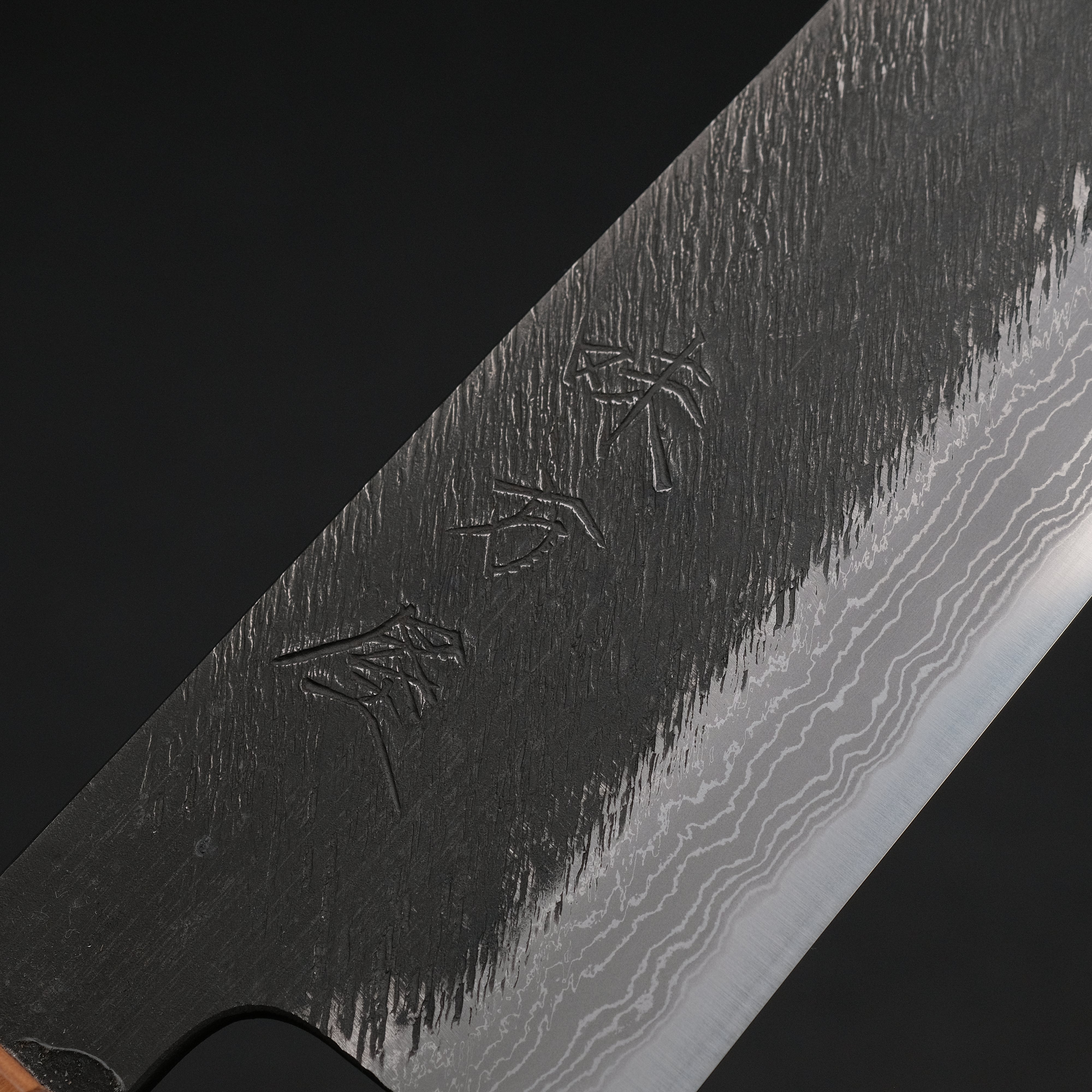 Ajikataya White #2 Matsuba Damascus Gyuto 210mm Japanese Chef Knife with Olive/TQPRV Handle - Premium Kitchen Knife for Sushi, Meat Cutting & Professional Cooking (#13)