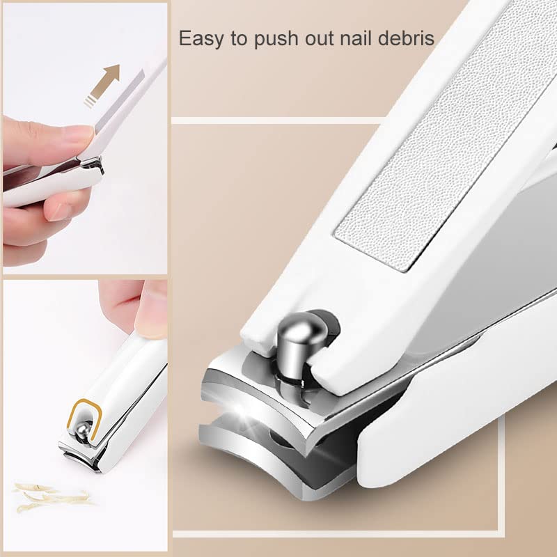 Luxury Zinc Alloy Nail Clippers for Thick Nails - Men & Women - Home & Travel Use