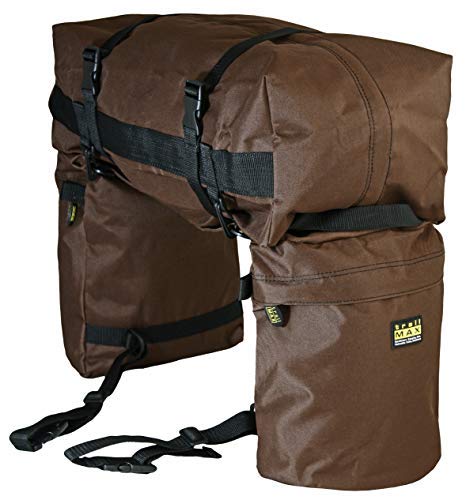 TrailMax Medium-Sized Saddlebag System - Detachable Overnighter Combo Pack with Horn Bags & Cantle Bag | Durable Horse Riding Gear for Camping, Trail Rides & Western Equestrian Adventures